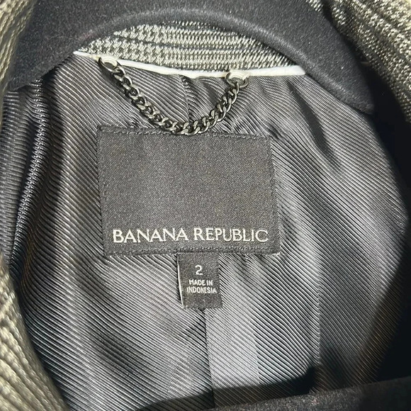 Banana Republic NWOT Houndstooth jacket size 2 - Picture 10 of 12